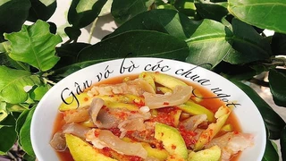  Vó bò dầm cóc – Món ngon dễ ăn, dễ làm
