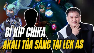 Dị nhân Chika tiếp tục toả sáng cùng Akali khi đối đầu GenGA tại LCK SA