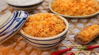 Bí quyết để có món ruốc tôm ngon và đưa cơm cho trẻ