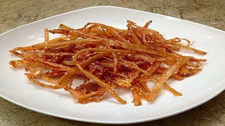 Lạ miệng với món Khô Mực rang Tiêu Sả