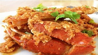 Cua sốt kiểu Singapo hấp dẫn mà không cay