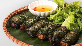  Hướng dẫn làm món chả cuốn lá bưởi