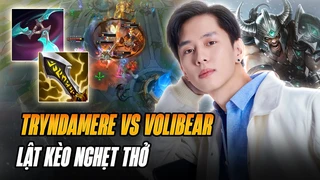 Best Tryndamere Trung Quốc Xiaohao gánh team lật kèo nghẹt thở với lối chơi Navori+Vô Cực Kiếm mùa mới