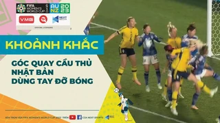 1001 góc quay tình huống cầu thủ Nhật Bản dùng tay đỡ bóng trong vòng cấm Thụy Điển