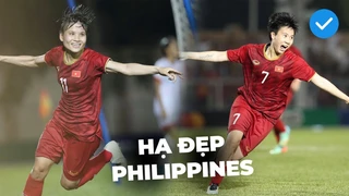ĐT nữ Philippines bất lực trước sức mạnh khủng khiếp của ĐT nữ Việt Nam