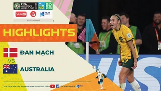 Highlights - Nữ Australia - Nữ Đan Mạch - Đan Mạch bất lực trước hàng phòng ngự kín kẽ của Australia
