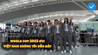 Thanh Nhã, Huỳnh Như và các đồng đội rạng rỡ trong ngày di chuyển sang New Zealand tham dự World Cup