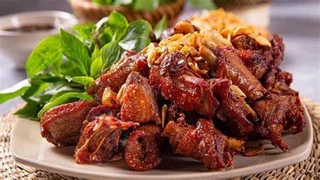 Ngan cháy Tỏi - Món ngon nhâm nhi ngày mát mẻ
