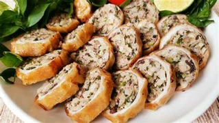 Cách làm món Khấu Đuôi nhồi Tôm Thịt ngon đúng vị
