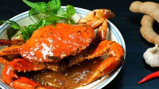 Cua Xốt Me- Món ngon với Cua Cà Mau