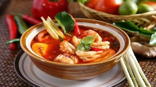 Cách làm Súp Tôm kiểu Thái