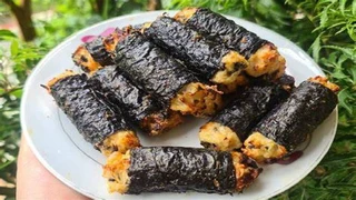 Món ngon với ức Gà cuộn Cà Tím