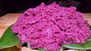 Nhuộm mầu và chế biến món ăn với Lá Nếp Cẩm