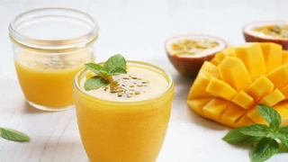 Thơm ngậy Xoài Chanh Leo Macchiato