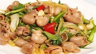 Độc đáo món ăn từ lòng cá