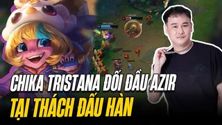 Bí kíp chika Azir đối đầu với Tristana tại rank thách đấu hàn 