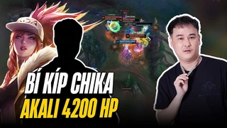 Bí kíp Chika akali 4200 HP tại rank thách đấu hàn