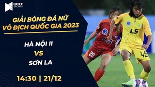 Trực tiếp Hà Nội II - Sơn La Giải bóng đá nữ VĐQG - Cúp Thái Sơn Bắc 2023 (P2)