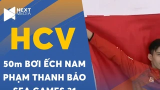 ?HCV BƠI ẾCH 50m NAM Bùng nổ trên đường đua xanh, Thanh Bảo giành HCV thứ 2 cho riêng mình!