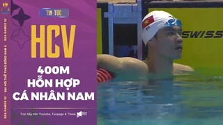 🥇 HCV 400m Bơi hỗn hợp cá nhân nam Hưng Nguyên và pha bứt tốc nhanh như điện ở những giây cuối cùng