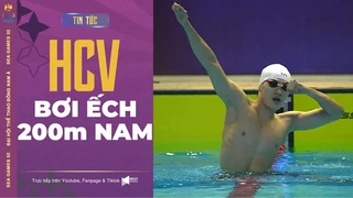 ? HCV 200m Bơi Ếch nam Phạm Thanh Bảo rẽ sóng bứt tốc, phá 2 kỷ lục SEA Games chỉ trong 4 ngày