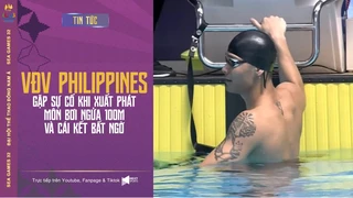 VĐV Philippines gặp sự cố khi xuất phát ở nội dung bơi ngửa 100m và cái kết bất ngờ SEA Games 32
