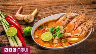 Mỳ xanh nấu với tôm Yum, cay nhưng không nóng