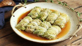 Cải Thảo cuốn Thịt kết hợp Rau Củ Quả