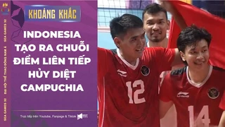 Chuỗi ghi điểm liên tiếp của Bóng chuyền nam Indonesia trong trận đấu tranh HCV tại SEA Games 32