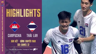 HIGHLIGHTS Campuchia - Thái Lan Bán kết Bóng chuyền nam SEA Games 32 Chiến thắng nghẹt thở