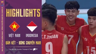 Highlights Việt Nam - Indonesia ĐT nam Việt Nam gây khó khăn cho nhà ĐKVĐ SEA Games 32
