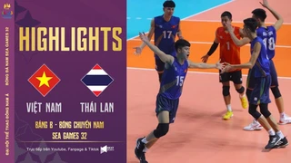 Highlights Nam Việt Nam - Nam Thái Lan Bóng chuyền nam SEA Games 32 Kịch tính từng set đấu