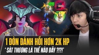 1 đòn đánh hồi hơn 2k máu giúp Aatrox của Xiaochaomeng lật kèo ván đấu cực căng trong gang tấc