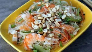 Thanh mát với Miến trộn Tôm