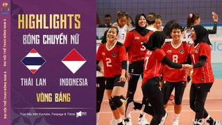 HIGHLIGHTS Indonesia - Thái Lan Bóng chuyền nữ SEA Games 32 Thái Lan chiến thắng thuyết phục