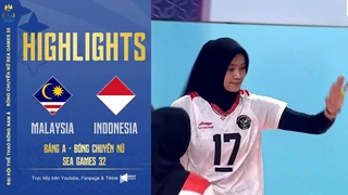 HIGHLIGHTS Malaysia - Indonesia Bảng A Bóng chuyền nữ SEA Games 32 Chiến thắng đầu tay