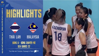HIGHLIGHTS Thái Lan - Malaysia Bóng chuyền Nữ SEA Games 32 Thái Lan nối tiếp mạch chiến thắng