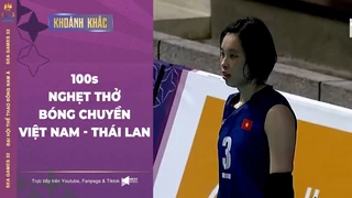 100s Căng thẳng đến nghẹt thở của trận chung kết Bóng chuyền nữ Việt nam vs Thái Lan