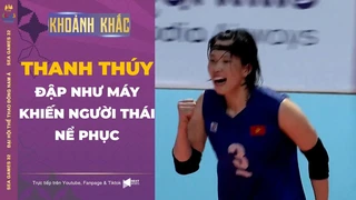 Đánh bóng như nã pháo vào đội hình , Thanh Thúy khiến CĐV Thái Lan mong ước có cô trong ĐTQG của họ