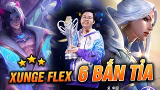 Xunge sử dụng 6 bắn tỉa vừa được buff và pha xếp bài não cực to dành lấy top 1 mãn nhãn