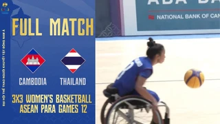 FULL HD Cambodia - Thailand 3x3 Women’s Basketball ASEAN Para Games 12 (P2)
