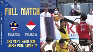FULL HD Malaysia - Indonesia 3x3 Men's Basketball ASEAN Para Games 12 (P1)