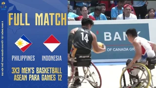 FULL HD Philippines - Indonesia 3x3 Men's Basketball ASEAN Para Games 12 (P1)