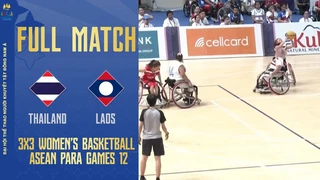 FULL HD | Thailand - Laos | 3x3 Women's Basketball ASEAN Para Games 12 (P1)
