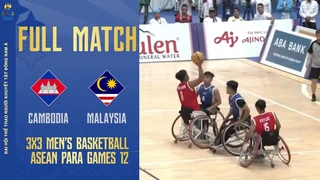 FULL HD | Cambodia - Malaysia | 3x3 Men's Basketball ASEAN Para Games 12 (P1)