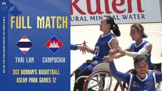 FULL HD | Thailand - Cambodia | 3x3 Women's Basketball ASEAN Para Games 12 (P1)