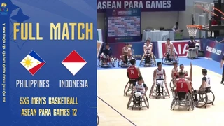 FULL HD | Philippines - Indonesia | 5x5 Men's Basketball ASEAN Para Games 12 (P2)