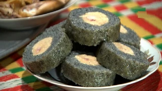Bánh chưng đen: Món ăn mừng năm mới của người Tày Lạng Sơn