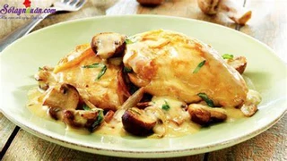 Sườn Cừu sốt Kem Nấm