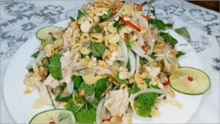 Gà cuộn cốm, hạt sen và Gà xé phay (phần 1)